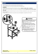 Предварительный просмотр 8 страницы Amish Tables BROOKLYN 3 BD-8013 Assembly Instructions Manual