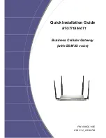 Amit BTG771AM-0T1 Quick Installation Manual preview