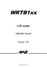 Amit WRTB1 Series Operation Manual preview