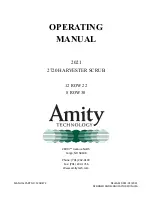 Preview for 1 page of Amity Technology 2720 Operating Manual