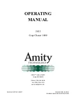 Amity Technology Crop Chaser 1000 Operating Manual preview