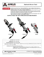 Amkus C700 Instructions For Safe Operation And Maintenance preview