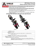 Предварительный просмотр 1 страницы Amkus IC700 Instructions For Safe Operation And Maintenance