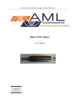 Предварительный просмотр 1 страницы AML Oceanographic Micro SVT User Manual