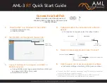 Предварительный просмотр 2 страницы AML AML-3 RT Quick Start Manual