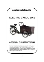 Предварительный просмотр 1 страницы AMLAD CYKLER Electric Cargo Bike Assembly & Instruction Manual