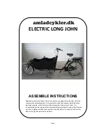 AMLAD CYKLER Electric Long John Assembly & Instruction Manual preview