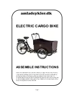 AMLADCYKLER ELECTRIC CARGO BIKE Assemble Instructions preview