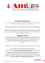 Preview for 8 page of AmLed Technologies R2T Series Installation Manual