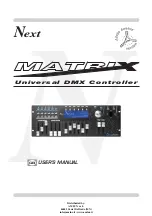 Preview for 1 page of AMLUX Next Matrix User Manual