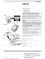 Preview for 3 page of Ammann 10985720 Operating Instructions Manual