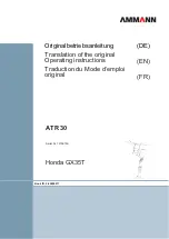 Ammann 12799752 Translation Of The Original Operating Instructions preview