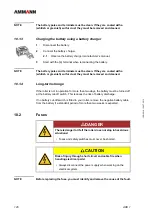 Preview for 128 page of Ammann 6120529 Operating Manual