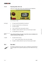 Preview for 132 page of Ammann 6120529 Operating Manual