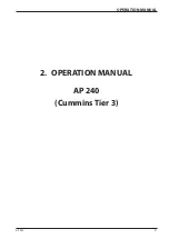 Preview for 27 page of Ammann AP 240 Operating Manual