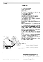 Preview for 4 page of Ammann APF 1033 Operating Instructions Manual