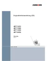 Preview for 3 page of Ammann APF 12/33 Operating Instructions Manual