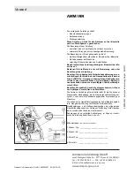 Preview for 6 page of Ammann APF 12/33 Operating Instructions Manual