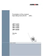 Preview for 37 page of Ammann APF 12/33 Operating Instructions Manual