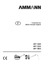 Preview for 63 page of Ammann APF 12/40 Translation Of The Original Operating Instructions