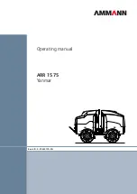 Предварительный просмотр 1 страницы Ammann ARR 1575 Yanmar Operating Manual