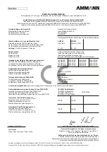 Предварительный просмотр 4 страницы Ammann ARW 65 Operating Instructions Manual