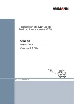 Предварительный просмотр 131 страницы Ammann ARW 65 Operating Instructions Manual