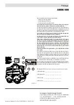 Предварительный просмотр 133 страницы Ammann ARW 65 Operating Instructions Manual