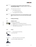 Предварительный просмотр 61 страницы Ammann ARX 36 Original Manual