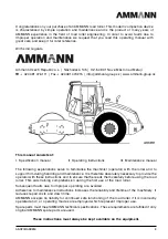 Предварительный просмотр 3 страницы Ammann ASC 200 Series Operating Manual