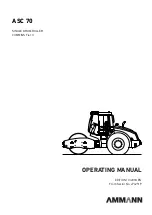 Ammann ASC 70 Operating Manual предпросмотр