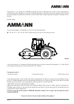 Preview for 5 page of Ammann ASC 70 Operating Manual