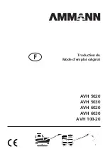 Preview for 57 page of Ammann AVH 100-20 Translation Of The Original Operating Instructions