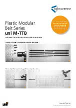 Ammeraal Beltech uni chains uni M-TTB Series Instructions And Installation предпросмотр