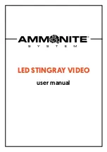 Предварительный просмотр 1 страницы Ammonite System LED STINGRAY VIDEO User Manual