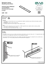 AMO LMB 1005 Mounting Instructions preview