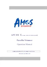 Amos APT 290 Operation Manual preview