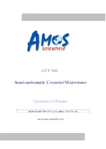 Preview for 1 page of Amos AST 560 Operation Manual