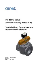 Preview for 1 page of AMOT 02GGH Installation, Operation And Maintenance Manual