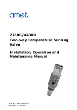 AMOT 2230C Installation, Operation And Maintenance Manual preview