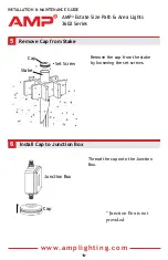 Preview for 6 page of AMP Lighting 3602 Series Installation & Maintenance Manual