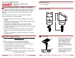 Предварительный просмотр 2 страницы AMP Lighting AAL-1012 Series Installation & Maintenance Manual