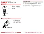 Предварительный просмотр 4 страницы AMP Lighting AAL-1012 Series Installation & Maintenance Manual