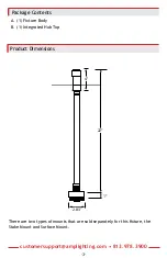 Предварительный просмотр 3 страницы AMP Lighting AAL-1024-0-B-BZ Installation & Maintenance Manual