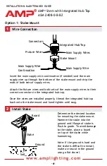 Предварительный просмотр 4 страницы AMP Lighting AAL-1024-0-B-BZ Installation & Maintenance Manual