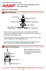 Предварительный просмотр 6 страницы AMP Lighting AAL-1024-0-B-BZ Installation & Maintenance Manual