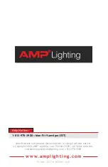 Предварительный просмотр 12 страницы AMP Lighting AAL-1037-A-BK Installation & Maintenance Manual