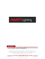 Предварительный просмотр 8 страницы AMP Lighting ADL Series Installation & Maintenance Manual