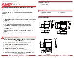 Предварительный просмотр 2 страницы AMP Lighting AFL-40 B-BZ Series Installation & Maintenance Manual