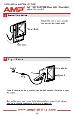 Предварительный просмотр 4 страницы AMP Lighting AFL-401-LI-A-BZ Series Installation & Maintenance Manual